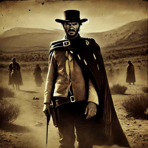 Djangos Rckkehr -Primitives Motiv